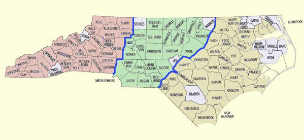 Map of State Regions